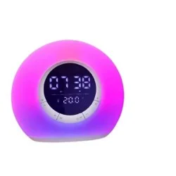 Leedor Wireless Speaker Digital Clock - white